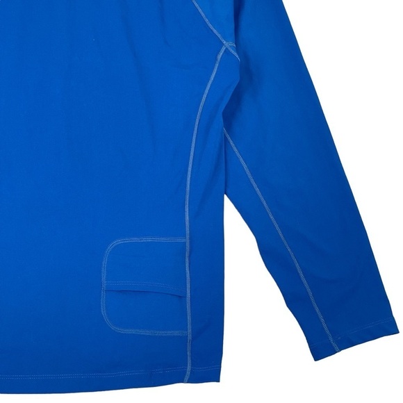 Coolibar Long Sleeve T Shirt Mens XXL Performance UPF 50+ Stretch Shirt Blue - Picture 10 of 13